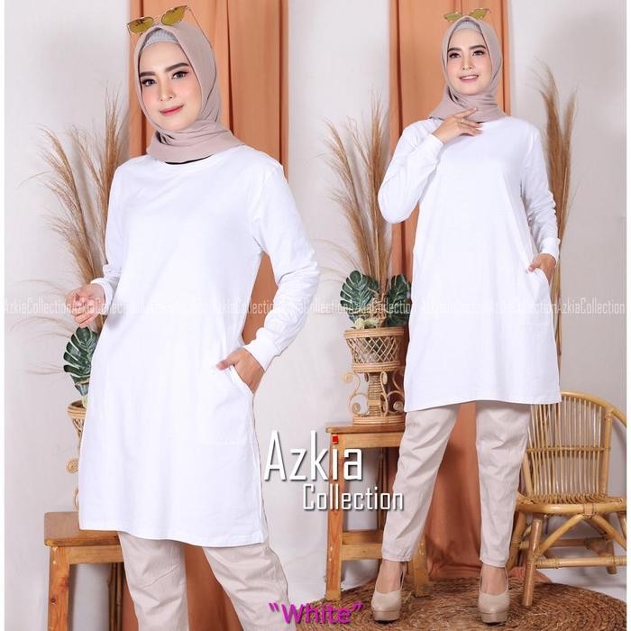 TUNIK KAOS WANITA KATUN COMBED 24S