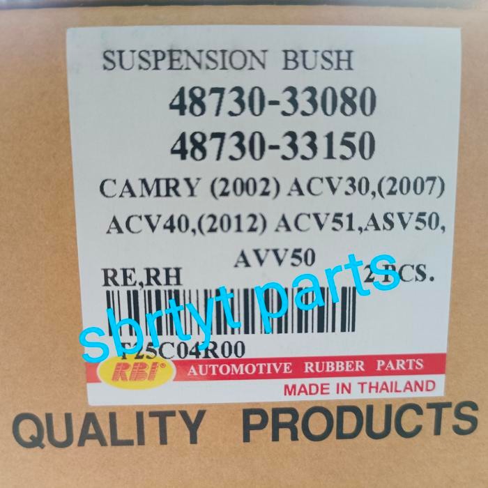 Grosir Bushing Arm Belakang Camry New Camry Rbi