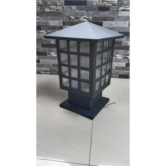 lampu hias pilar pagar - lampu taman pilar pagar