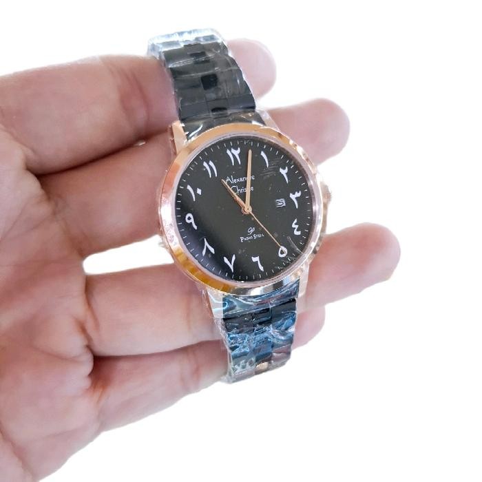 Jam Tangan Alexandre Christie Orinal Angka Arab / AC1007MD Garansi Resmi Stainless stel Watches