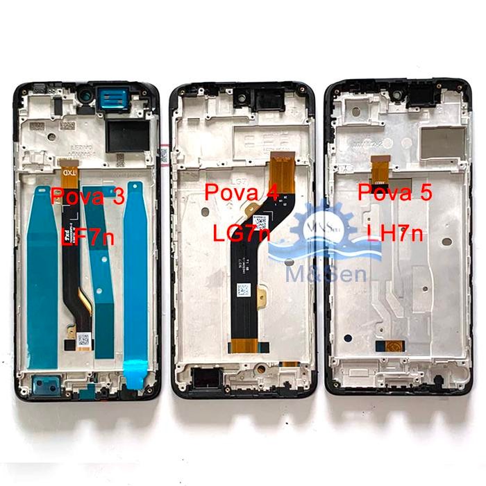 Tested For Tecno Pova 2 Pova 3 Pova 4  Pova 5 Pro 5G LCD Display Touch Digitizer For Infinix Note 10