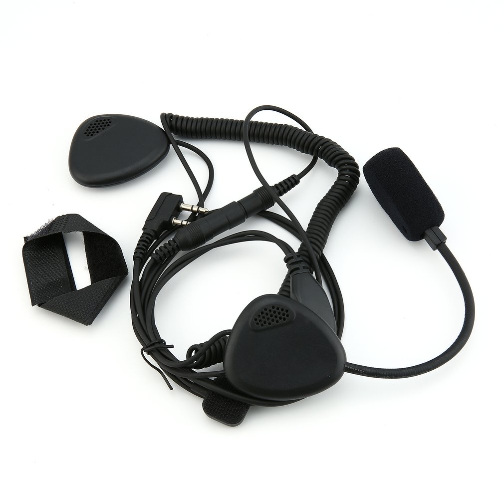 Upgrade Headset Finger PTT Motorcycle Helmet Headset MIC for KENWOOD