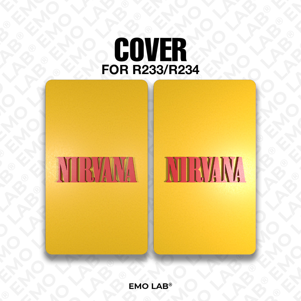 NIRVANA YELLOW RED BACKDOOR 3D PRINT R233/R234