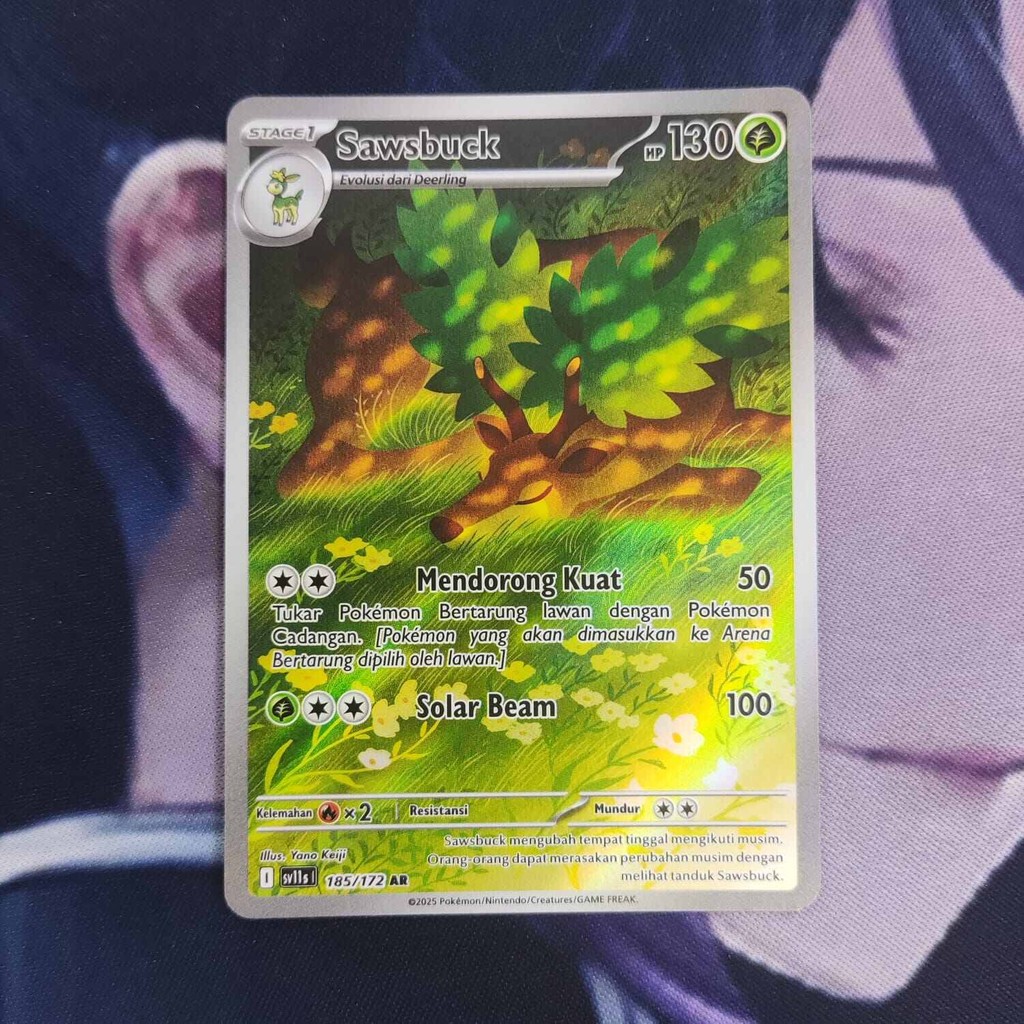 pokemon (ID) sawsbuck - SV11s 185/172 - AR