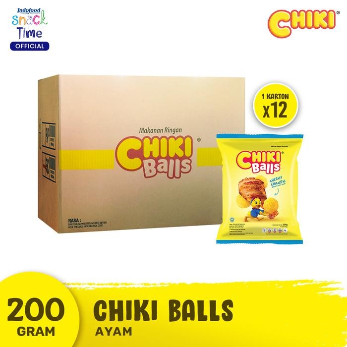 

Chiki Ball Ayam 200 Gr - 12 Pcs [1 Carton]