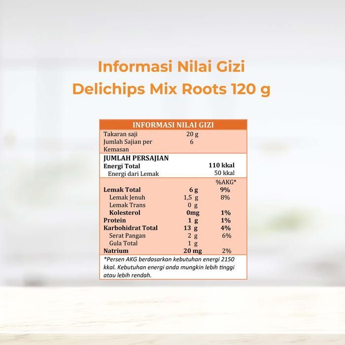 

Wrp Delichips Mix Root Family Pack 6 X 120G - Camilan Sehat