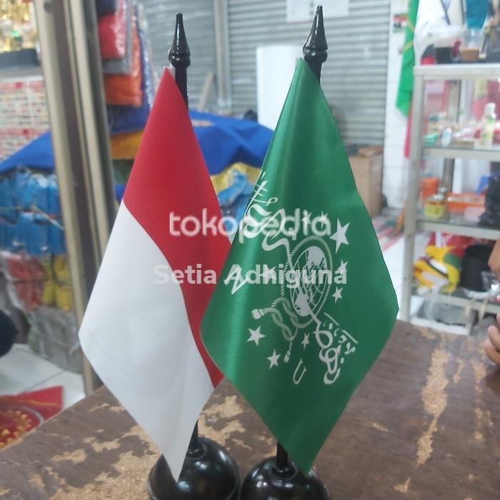 Stok Baru Bendera Meja NU Dan Merah Putih