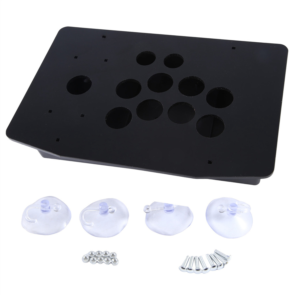 Arcade Joystick Acrylic Panel Case for Arcade Game Machine DIY Can Be