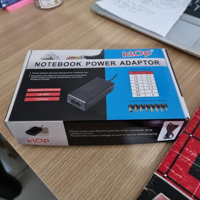 MSOD Adaptor Laptop Multi 12V - 24V 5A , Adaptor Universal