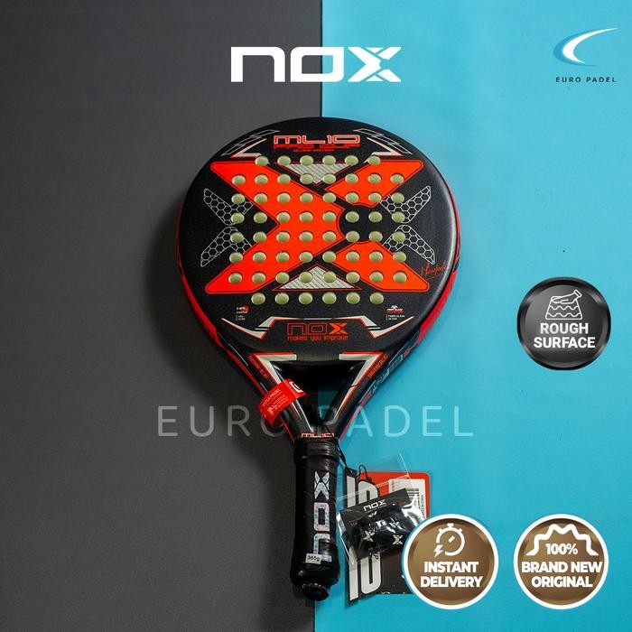 NOX ML10 PRO CUP ROUGH 2025 Round Advanced Fiberglass Padel Racket Original