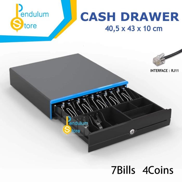 

DKF9 Iware Cash Drawer 40,5 X 43 X 10 Cm Model Cd-408 Cashdrawer / Laci Uang Kasir Anti