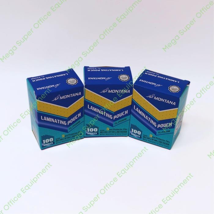 

DKF9 Plastik Laminating Pouch Hombo 250 Micron Laminating Ktp/Id Card