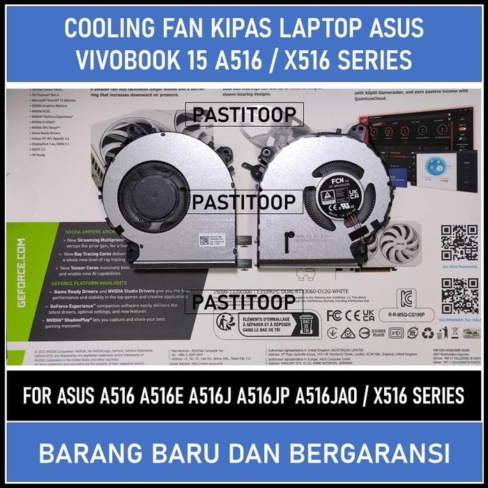 Bebas Ongkir Fan Asus Vivobook 15 A516 A516E A516J A516JP A516JAO dan Asus X516 terbaru