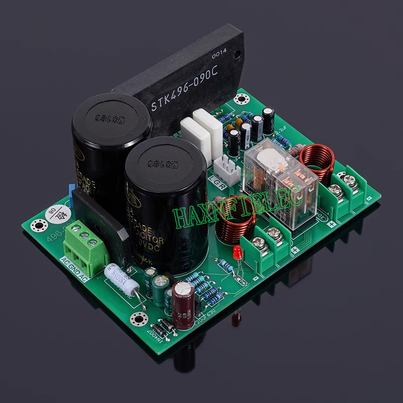 STK496-090 Power Amplifier Board 100W+100W Low Distortion High Power AC Dual 24V-36V
