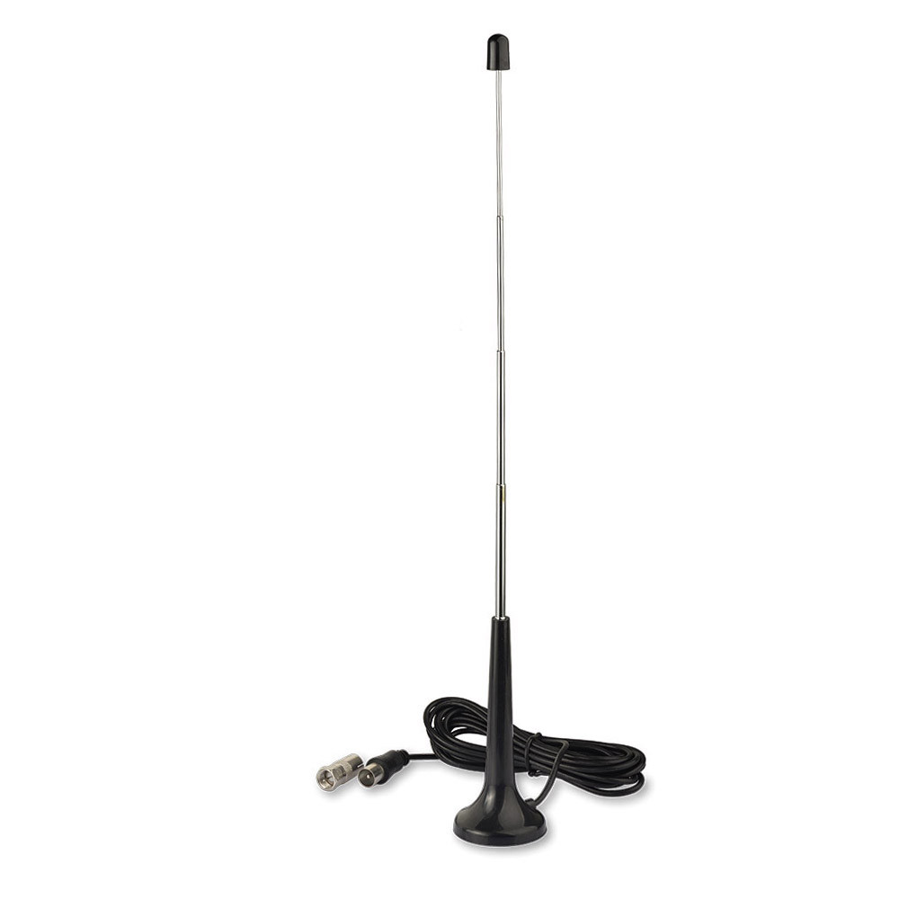 Superbat FM Radio DAB Telescopic Rod Magnetic Base Antenna for Portable Radio Tuner Stereo Receiver 