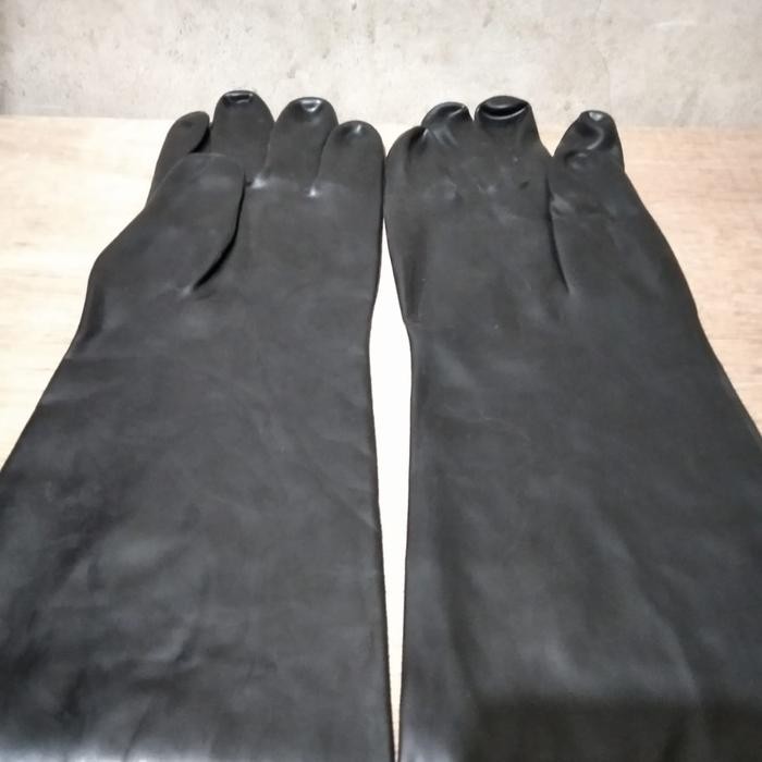 sarung tangan karet 40 cm GROSIR saring tangan karet siku