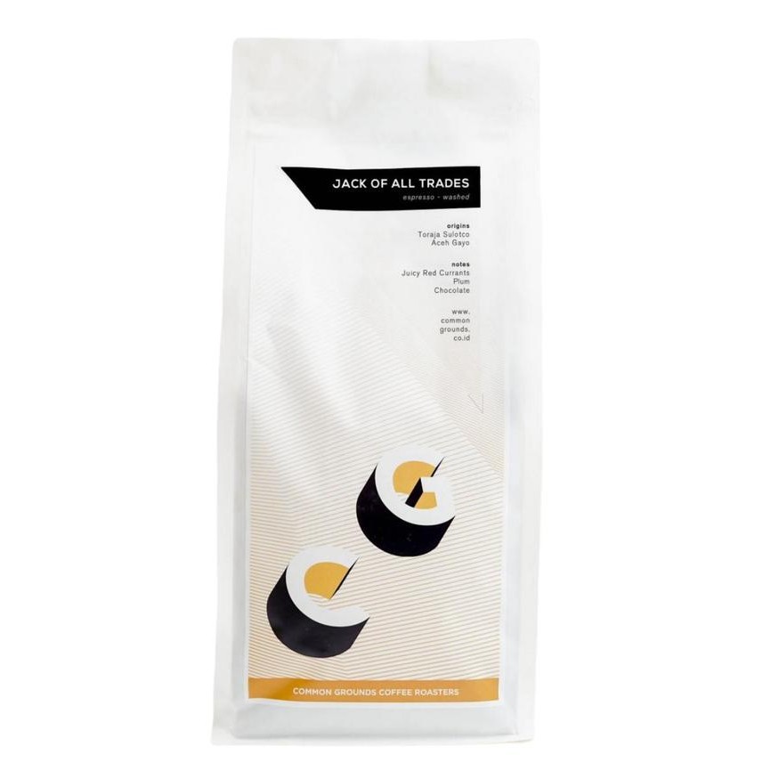 

Common Grounds Espresso Blend Arabica Coffee: Jack Of All Trades 1Kg