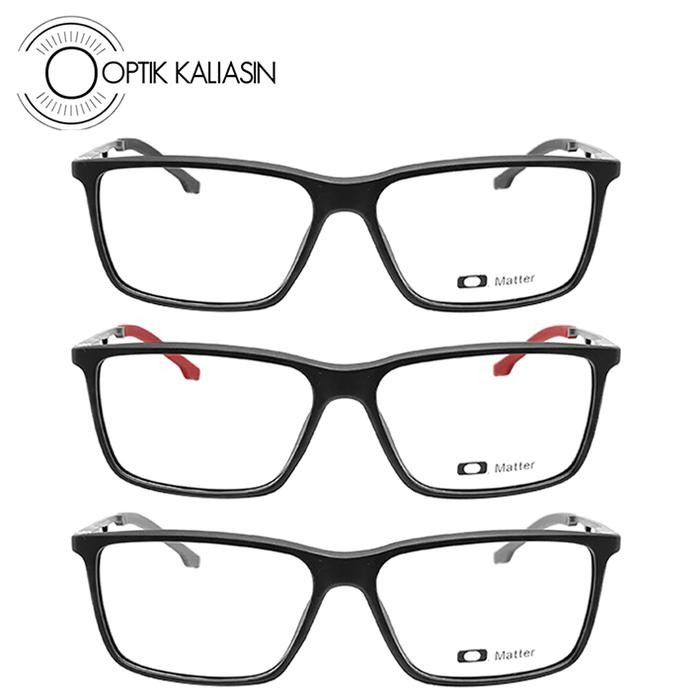 Frame Kacamata sport pria kotak pegas gagang aluminium maskulin 3218