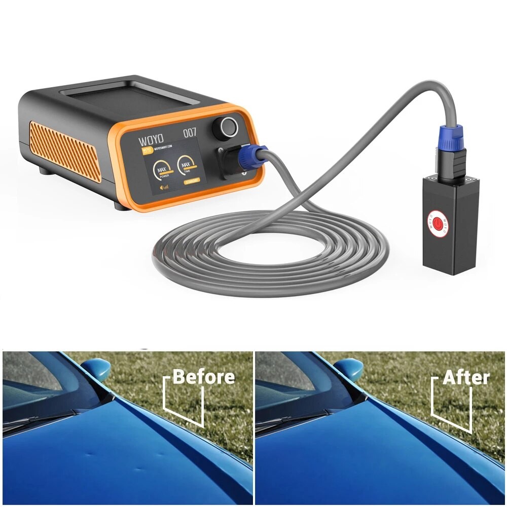 WOYO PDR 007 PDR007 with Repair Handle HOTBOX Induction Heater Auto Body Paintless Puller Kits Car D