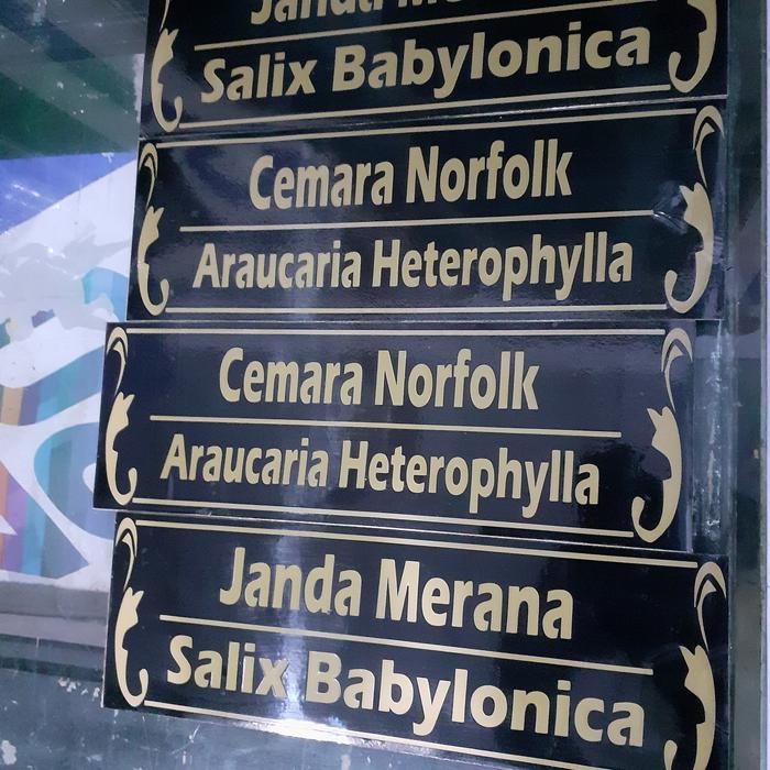 

Papan Nama Pohon Custom + Handle 30 Cm