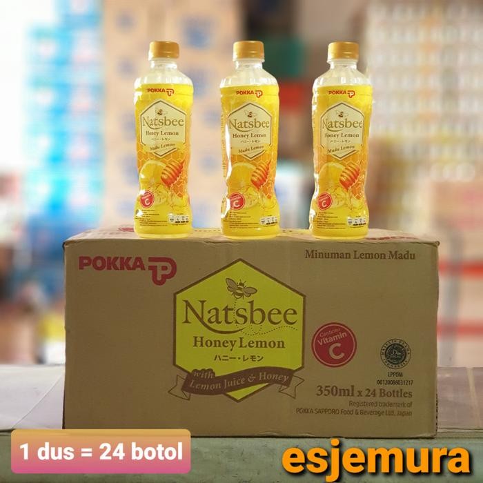

NWFK Pokka Natsbee Honey Lemon / Minuman Madu Lemon Per Dus Isi 24 Botol