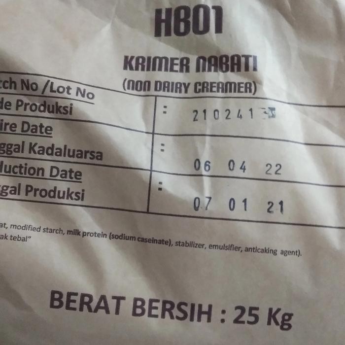 

NWFK Non Dairy Creamer Hb01 25Kg /Mel Creamer 25Kg/ Melcreamer/Krimer Hb 01