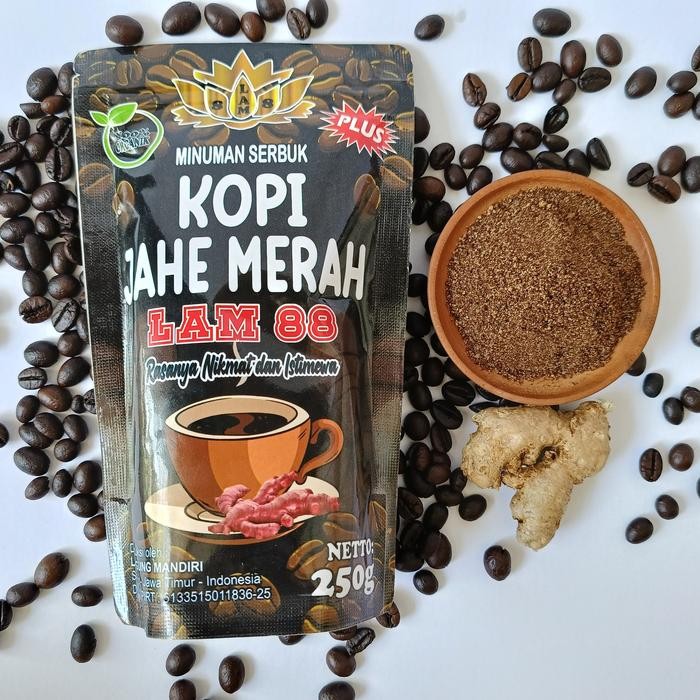

8SXE Kopi Jahe Merah Dengan Gula Kemasan 250G