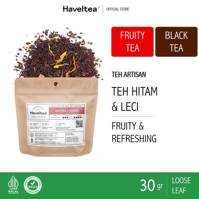 

8SXE Amyra Lychee Small Pouch Haveltea Lychee Tea Loose Leaf