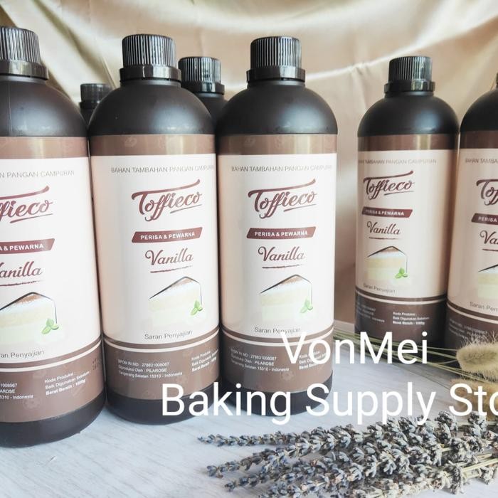 

Ready Toffieco Vanilla Paste Perisa Pasta Vanila 1000 G 1 Kg Liter