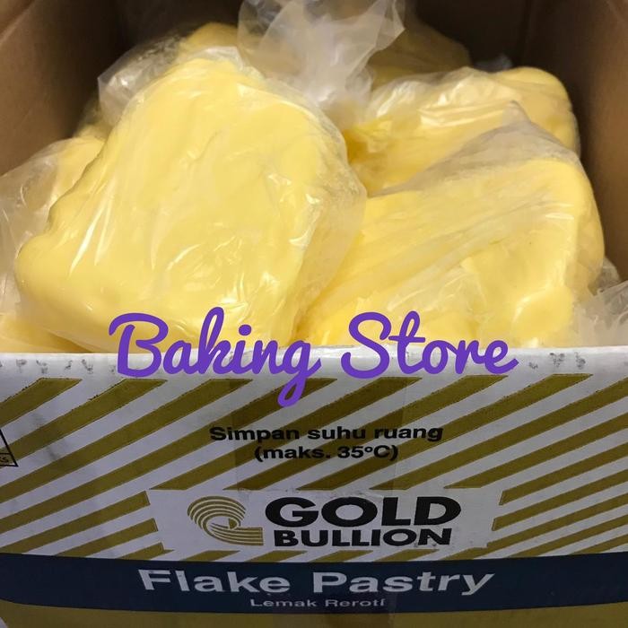 

Ready Korsvet / Flake Pastry / Puff Pastry Gold Bullion Repack 500Gr