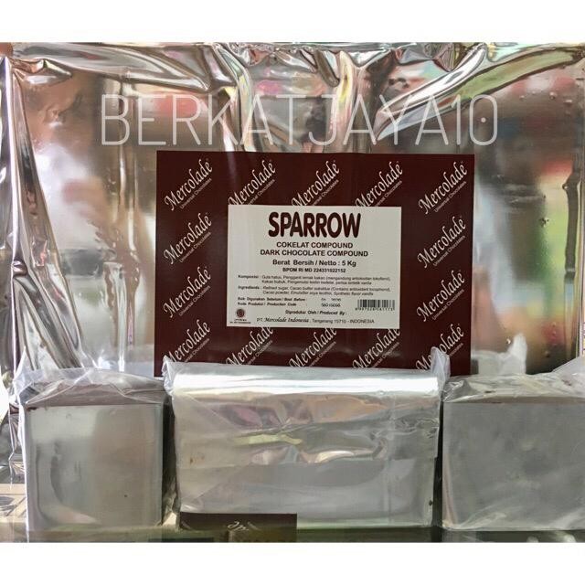 

Ready Repack 500 Gram Mercolade Sparrow Dark Coklat Batangan