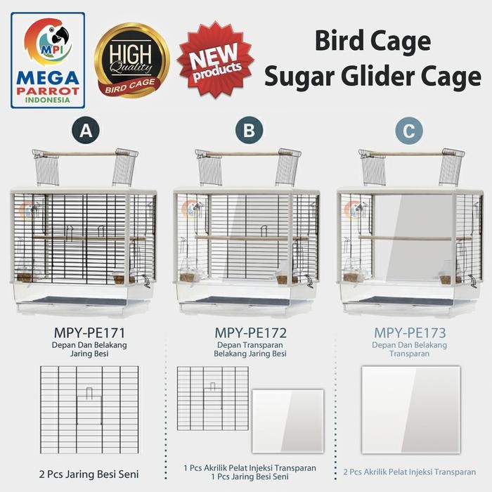 Kandang / Sangkar Burung Atau Sugar Glider Ukuran Kecil Mpy-Pe171