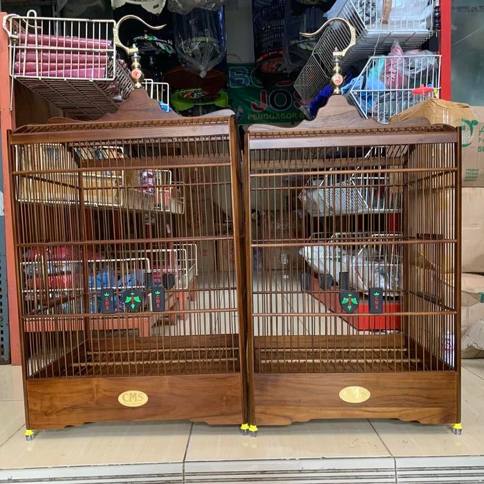 Sangkar Kandang Burung Kotak Cms Jati Premium No 1