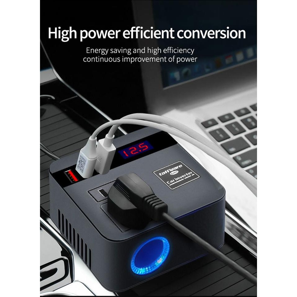 CAR FAST CHARGER MOBIL / CHARGER HP KONVETER USB DI MOBIL 12/24V 100W KODE 212
