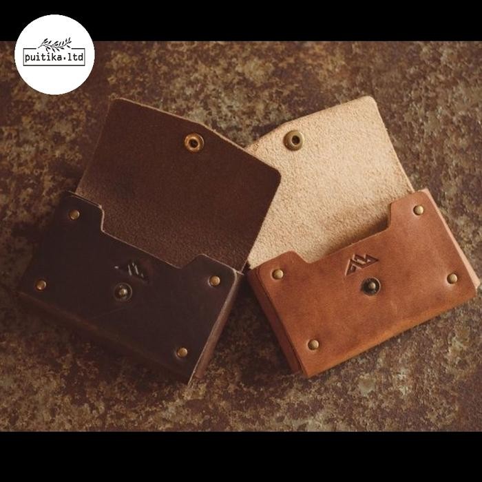 

ASLI Dompet Kartu Kulit - Card er - Dompet Kartu Tanpa Jahitan READY STOCK