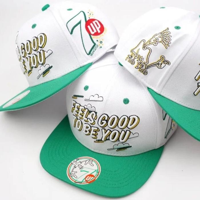 Topi Snapback Original Import 7up Baseball Cap Fashion Pria