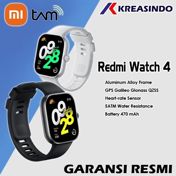 SK6C Xiaomi Redmi Watch 4 Smartwatch 4 Garansi Resmi