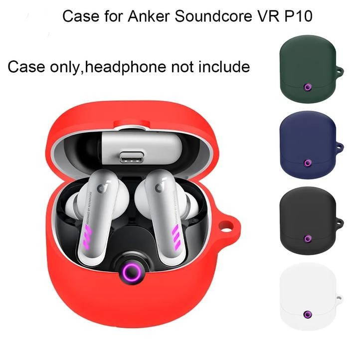 SK6C Case Casing Cover Silicone Anker Soundcore Vr P10 A3850 + Carabiner