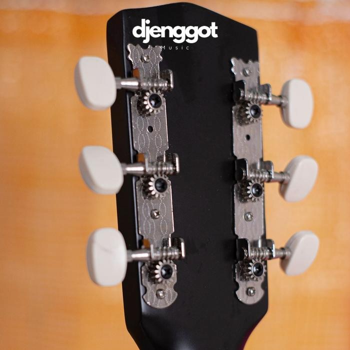 [Paket Lengkap] Gitar Akustik Hitam Mandalika S-01 Murah Fullset