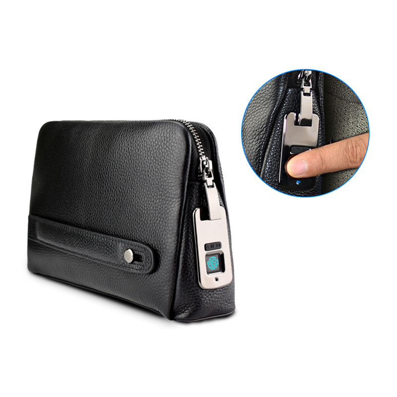 Amazon Hot Selling Fingerprint Lock Anti-theft Clutch Bag 2022 Low