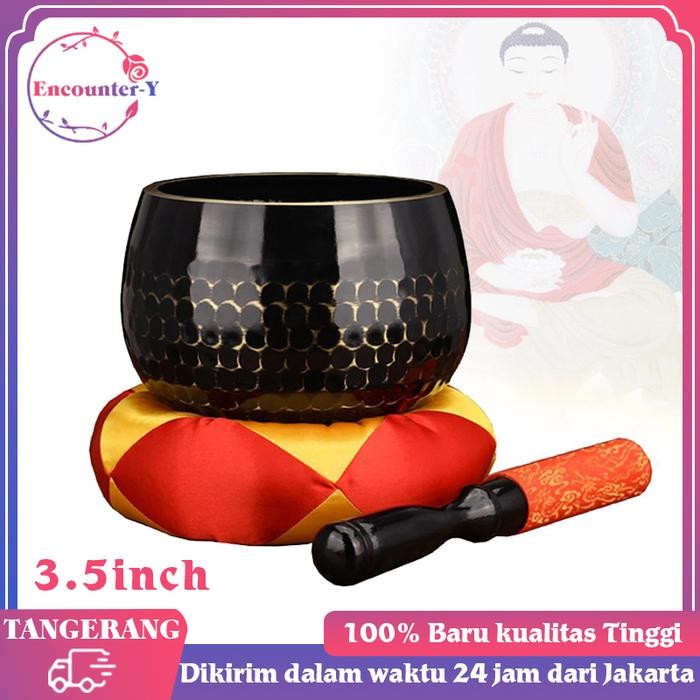 Instrument Singing Bowl Nepal Bahan Tembaga Lonceng Tibet Buddha