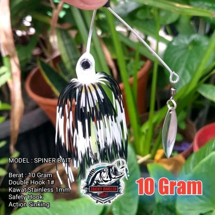 Spiner Bait 10 Gram Umpan Casting Gabus Pakai Safety Hook