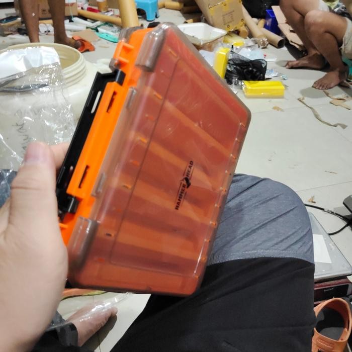 kotak pancing lure hammerhead bening xd 31 besar atau kecil