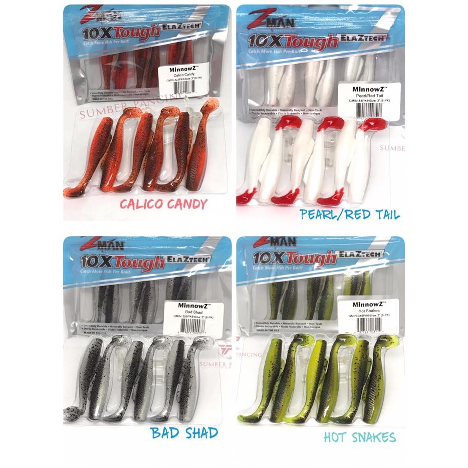 ZMAN MINNOWZ 3 INCHI SOFT LURE