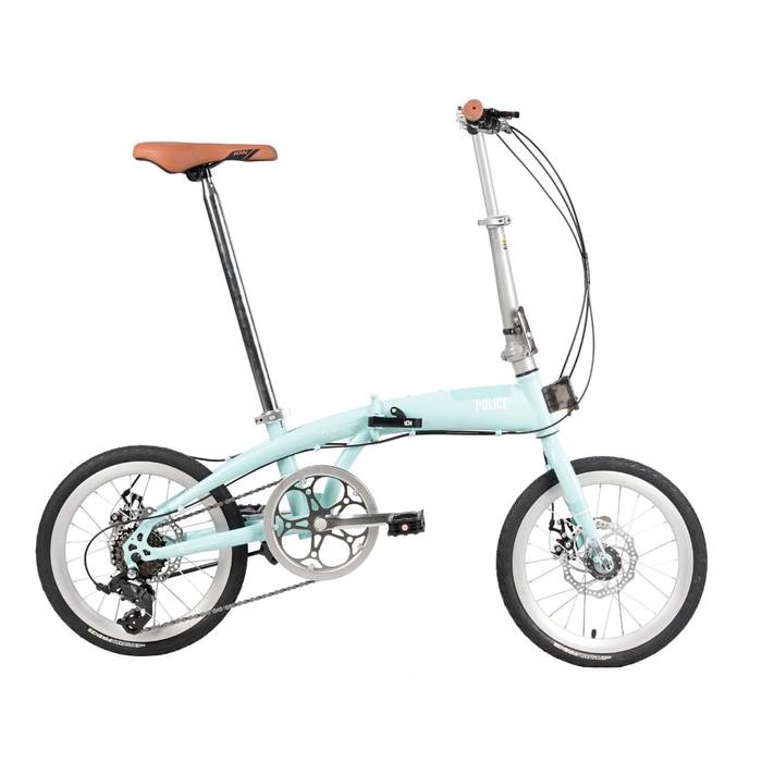 Sepeda Lipat Element Police Milan 16 inch Pastel