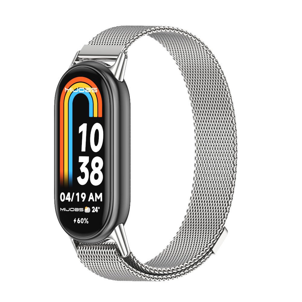 MIJOAS Buckle Strap Smartwatch Magnetic Stainless for Xiaomi Band 8 - GT4