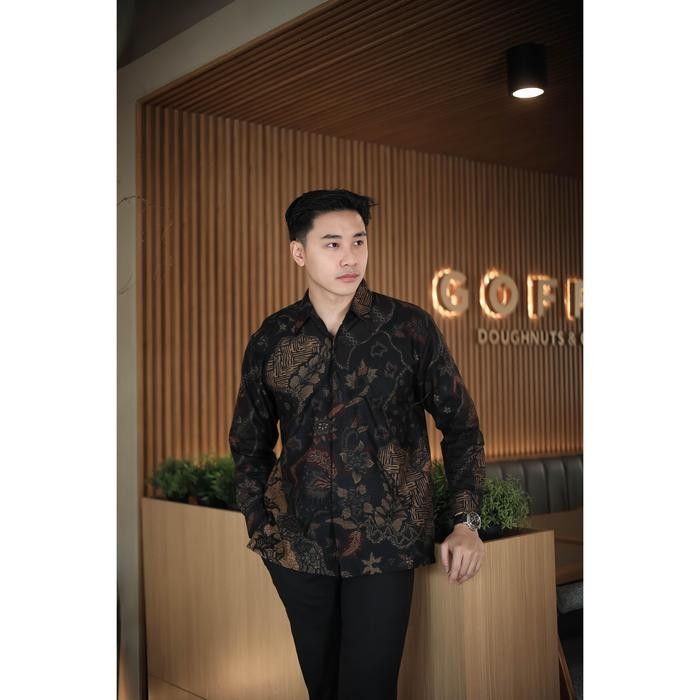 Hardi Batik - MANDALAS Kemeja Batik Pria Lengan Panjang *