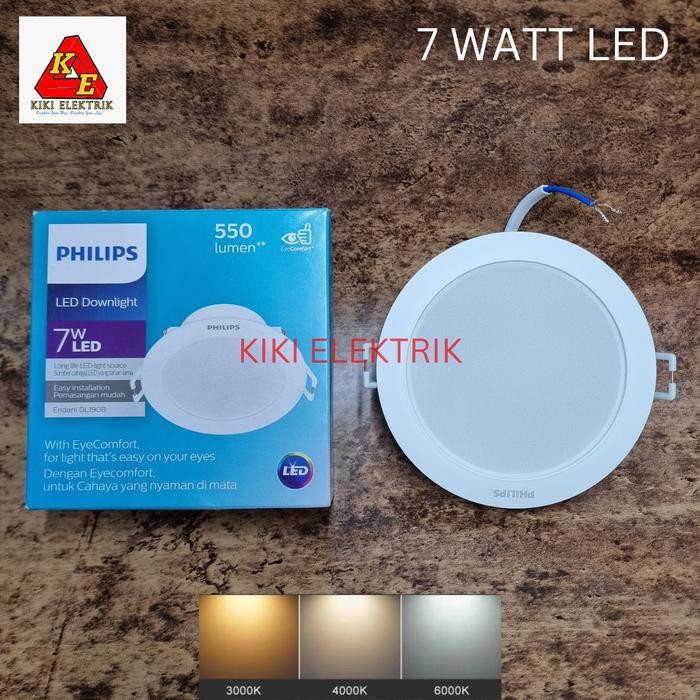 TERLARIS PHILIPS Downlight Eridani DL190B 7 WATT LED Inbow / Downlight LED Philips