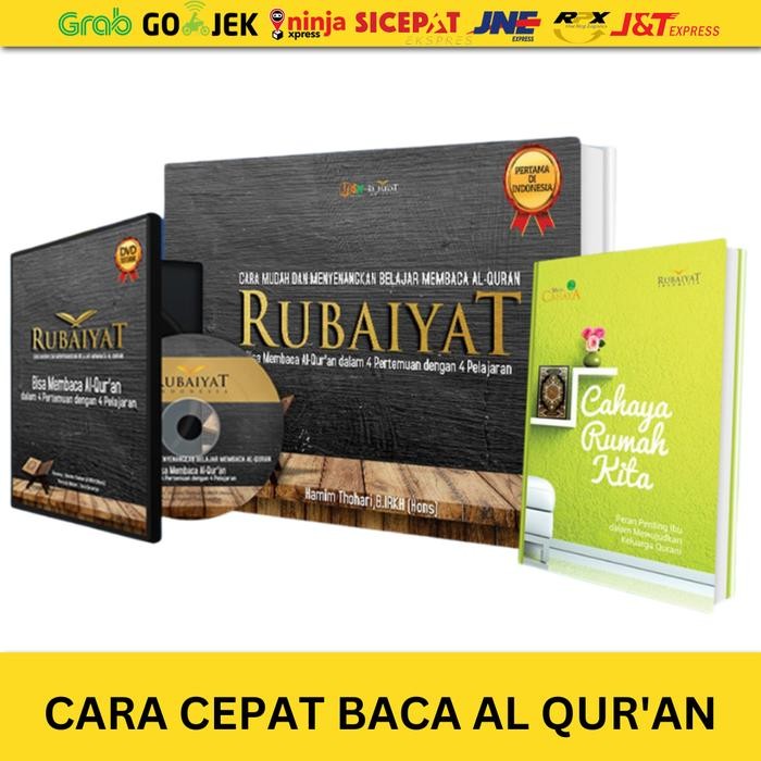

DISKON RAHASIA 4 JAM BISA BACA ALQURAN METODE RUBAIYAT VERSI TERBARU 6.0 READY STOCK