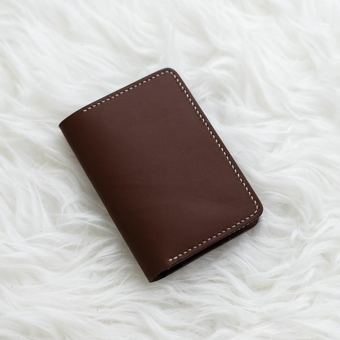 

SIAPKIRIM LIMITED Card er Brown, Dompet Kartu Vachetta Handmade READY STOCK